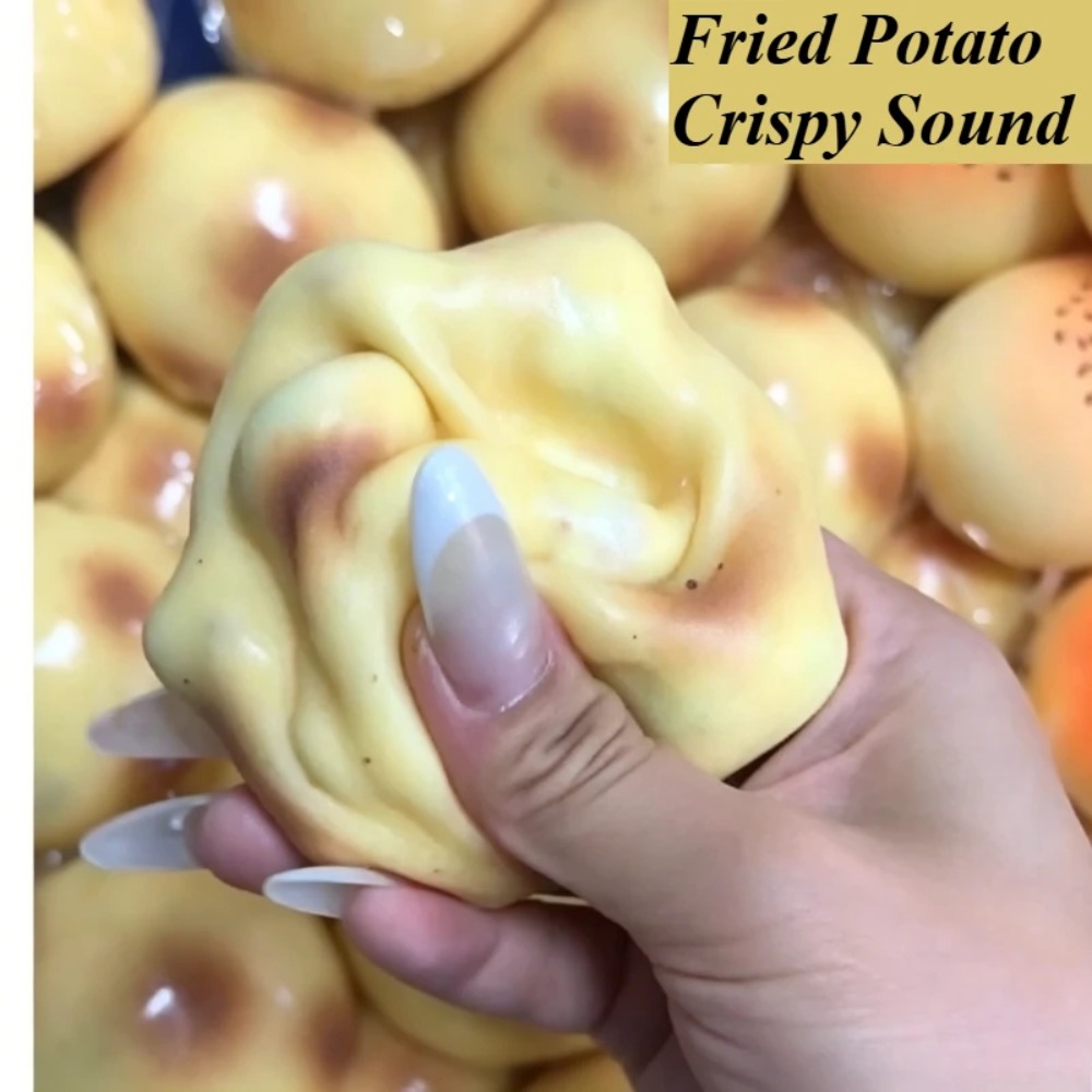 Party Games For Adults And Kids - Mainan Squishy Bentuk Kentang Goreng, Suara