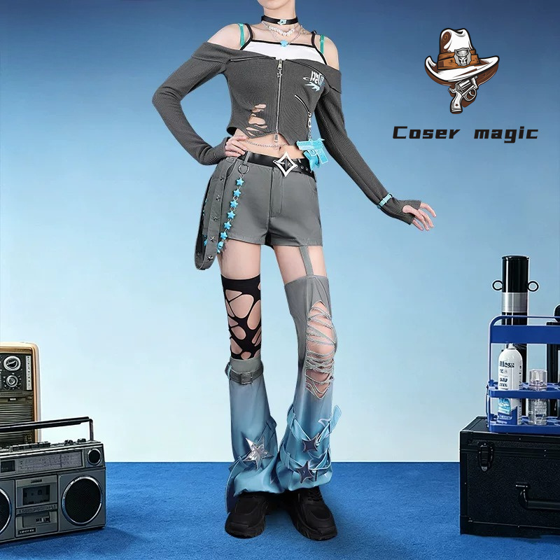 Kostum Cosplay Game VTuber Y4T - Party Games For Christmas ulasan dan harga